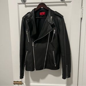 Hugo Boss leather jacket